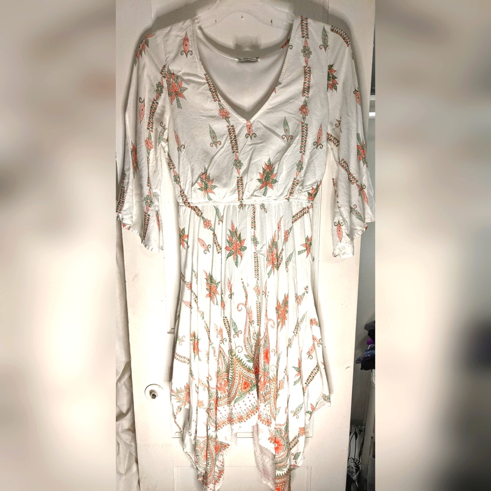 Lapogee Women's Floral Asymmetrical Dress
